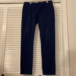 Men’s J.Crew navy pants 34X 34